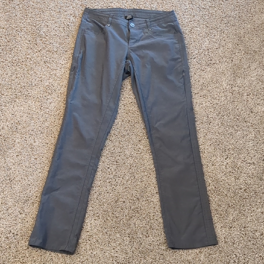 Kuhl Trekr Charcoal Straight-Leg Pants Sz 4